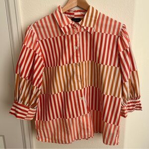 Striped blouse Sz M